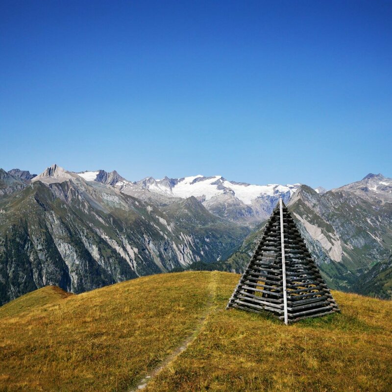 Pyramide am Muhs Panoramaweg