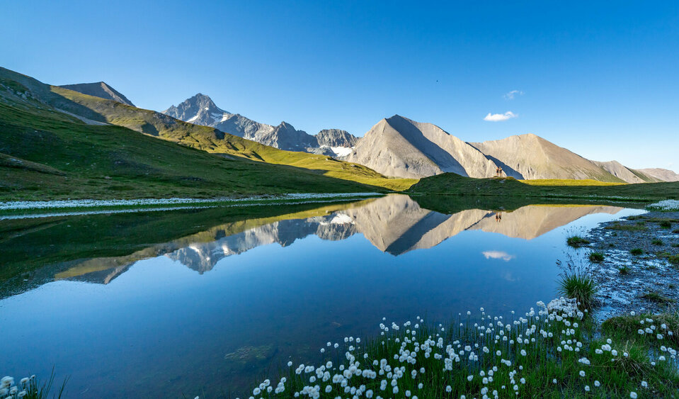 Der obere Glatzsee befindet sich am Weitwanderweg Glocknerkrone nahe dem Bergsattel Berger Törl sowie der Schutzhütte Glorer Hütte.