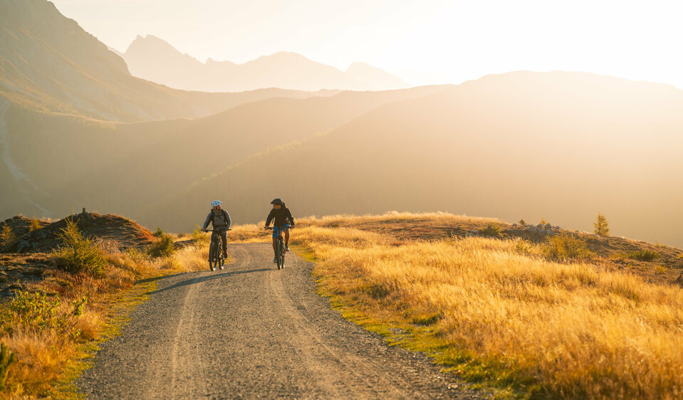 Am Bergwiesentrail in Richtung Golzentipp