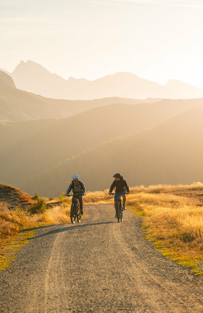 Am Bergwiesentrail in Richtung Golzentipp
