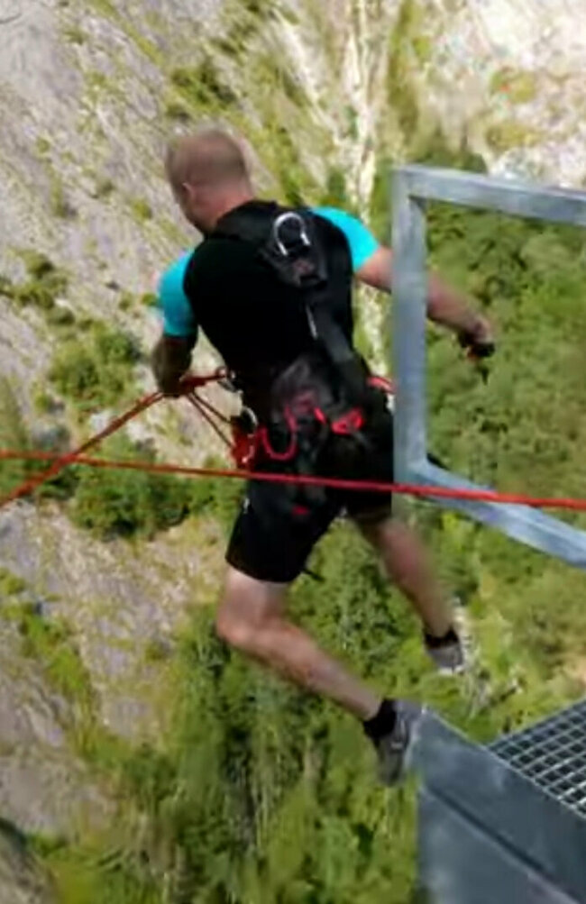 Teufelssprung Seilschwinge