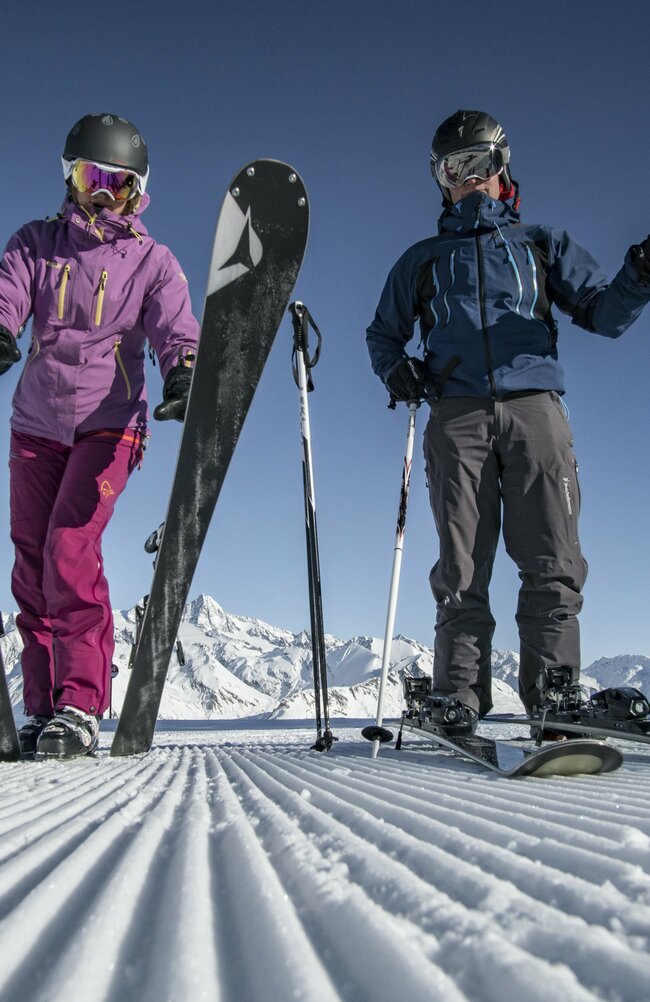 Skifahren im GG Resort - Ameisenperspektive