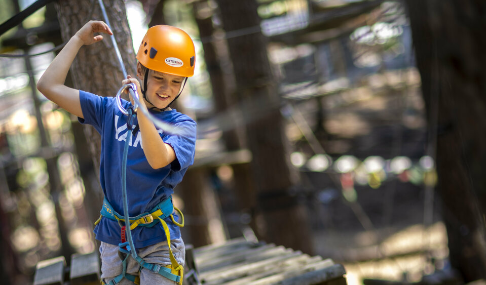 Moosalm Kletterpark parco d'arrampicata