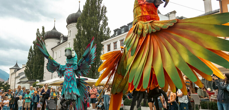 Foto vom Teatro Pavana Pappagalli am Olala 2025 in Lienz