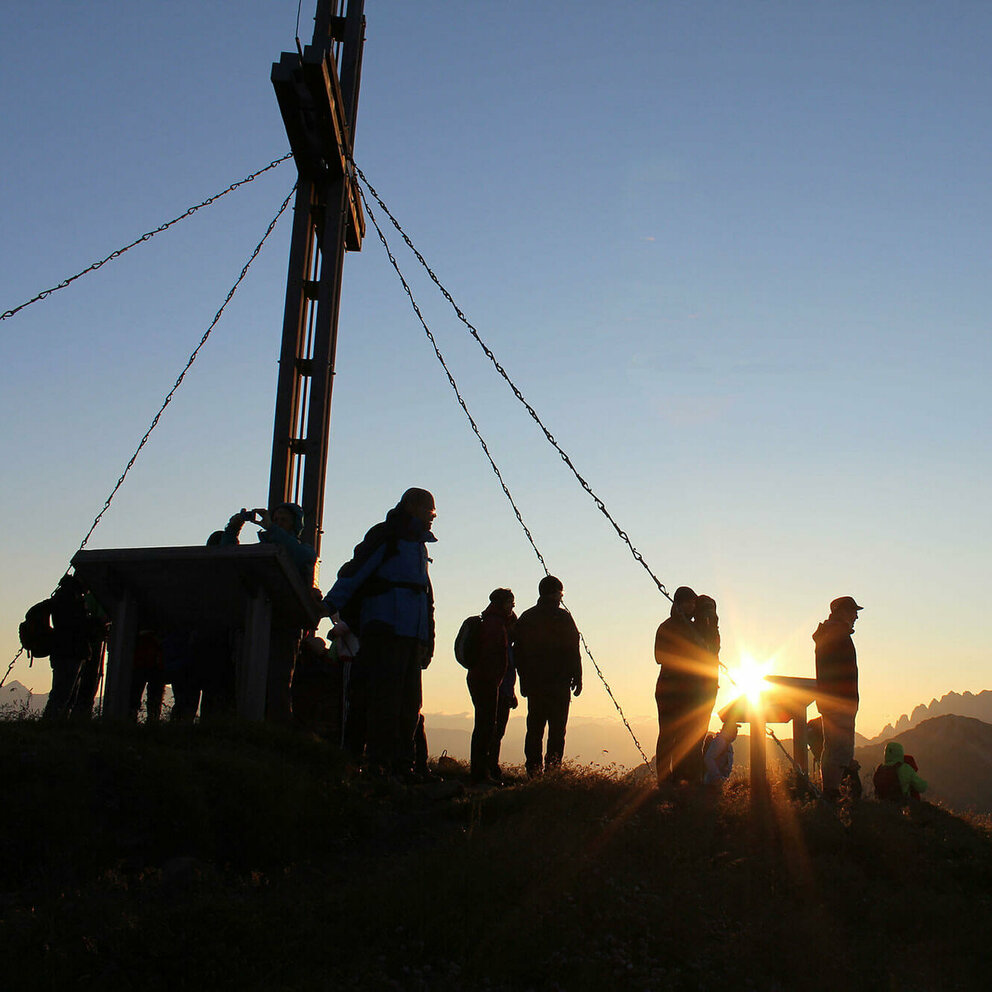 Sonnenaufgang am Golzentipp