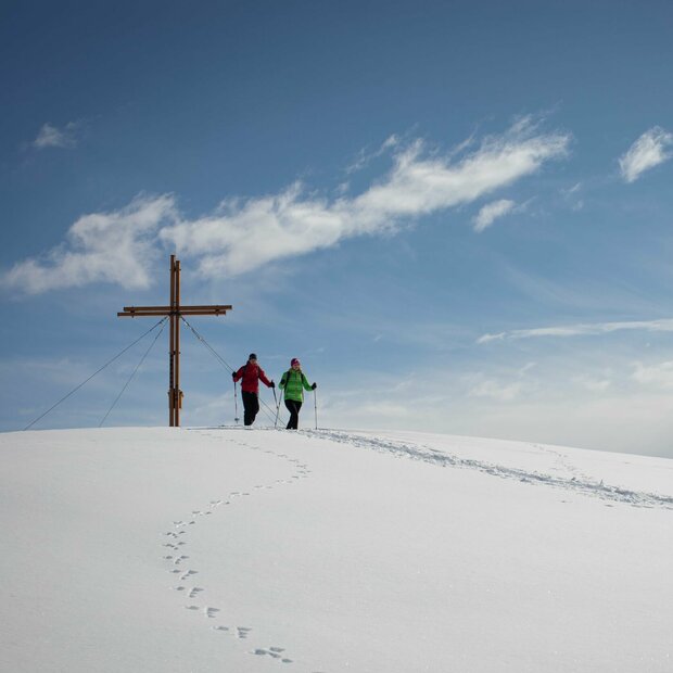 Winterwandern Kartitsch Gipfelkreuz