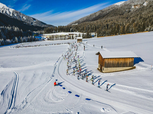 Dolomitenlauf 2019 Der Start der Langläufer beim Dolomitenlauf 2019 in Osttirol.