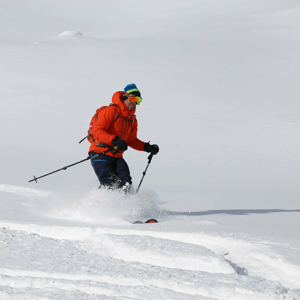 Steve House Freeriden in Osttirol Steve House beim Freeriden in Osttirol