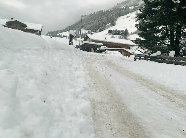 Neuschnee in St. Jakob im Defereggental