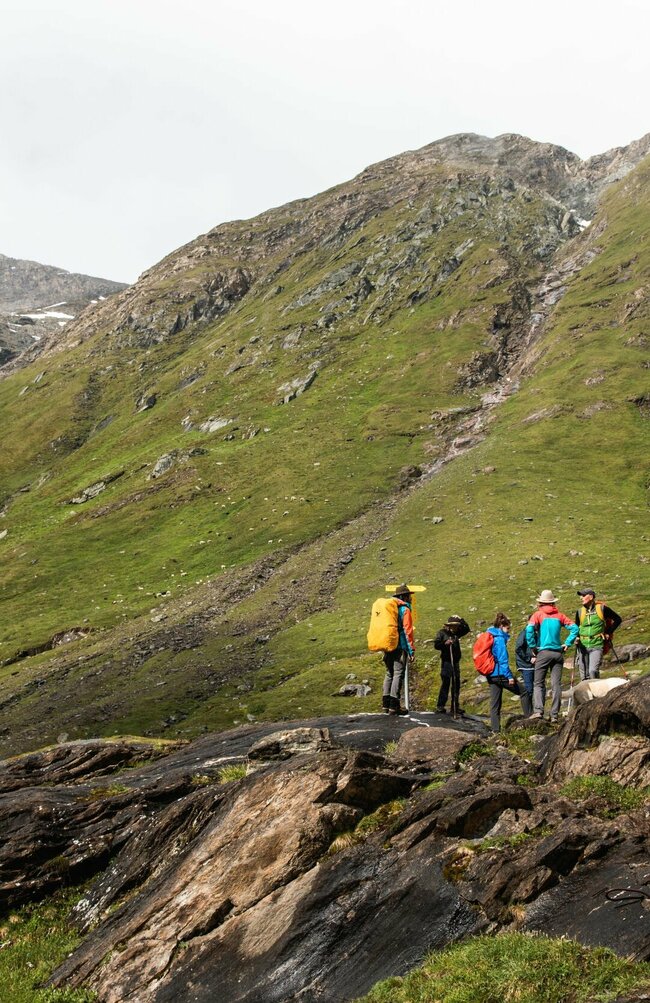 Landschaft mit Familie