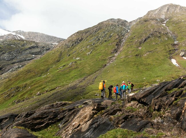 Landschaft mit Familie