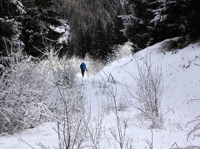 Winterwanderung bei Kals/Lesach