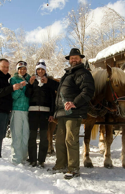 Pferdeschlittenfahrt - Strassen Pferdeschlittenfahrt - Strassen
