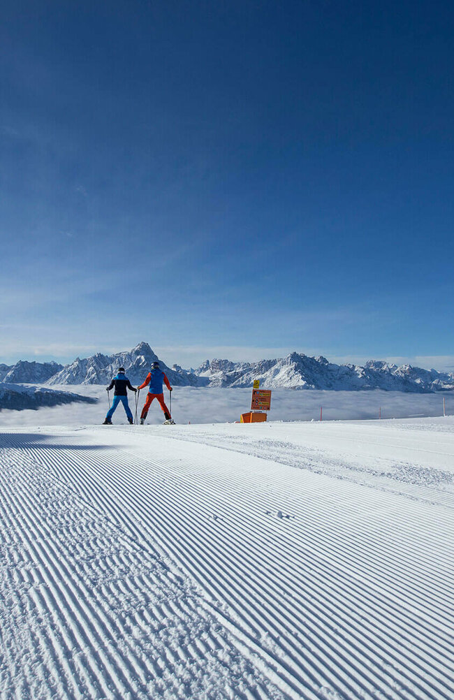Fabelhafte Ausblicke im Skizentrum Sillian Hochpustertal