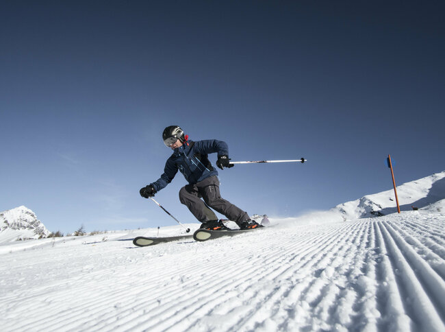 Skifahrer im Großglockner Resort