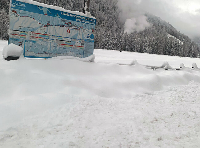 Neuschnee in St. Jakob im Defereggental