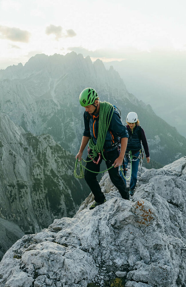 Mehrseillaengen Alpenrautekamin Lienzer Dolomiten