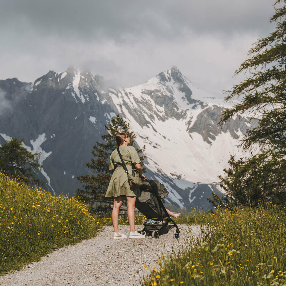 Wandern mit Kinderwagen Prägraten 