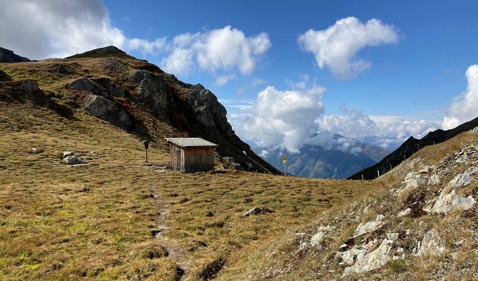 Etappe 5 - Kreuzung Peischlachtörl und Unterstandshütte Crossing point Peischlachtörl