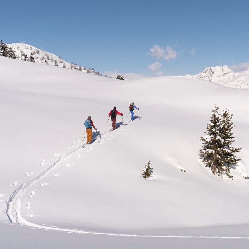 Skitour Anstieg in Villgraten 