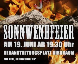 Sonnwendfeier Birnbaum