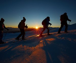 Rangertour: Sonnenuntergangswanderung auf Schneeschuhen