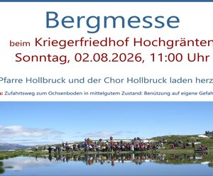 Bergmesse Hochgränten