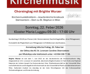 Tag der Kirchenmusik - Chorsingtag mit Brigitte Wurzer