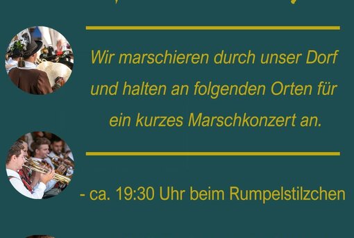 Mit Musik durchs Dorf