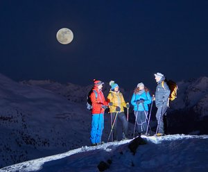 Rangertour: Zauber der Nacht - Mystische Vollmondschneeschuhwanderung