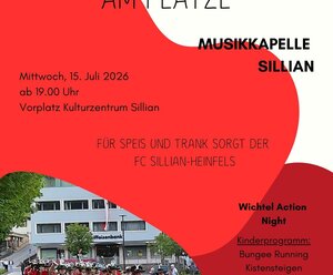 Mittwochskonzert am Platzl mit der Musikkapelle Sillian