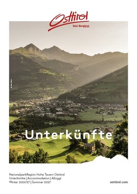 Unterkünfte in der NationalparkRegion Hohe Tauern Osttirol