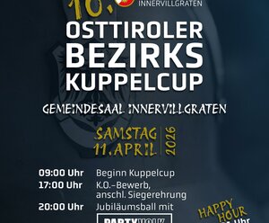 10. Osttiroler Bezirkskuppelcup-Jubiläumsball FF Innervillgraten