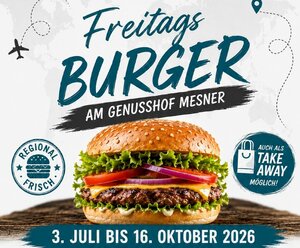 Freitags-Burger am Genusshof Mesner